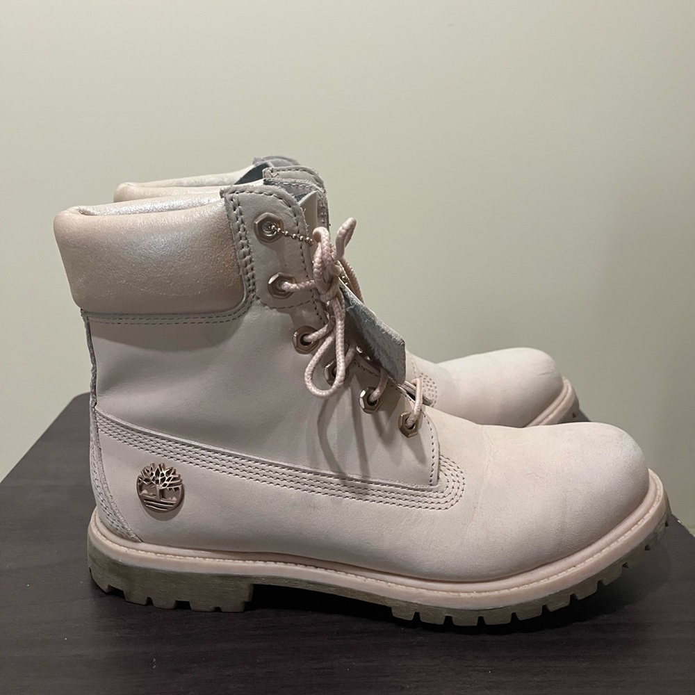 pink timberland boots